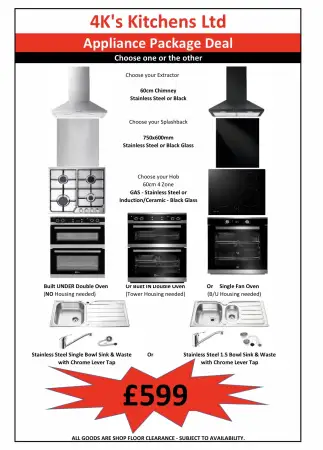 Click Here To Enlarge This Photo Of &pound;599 Appliance Package Deal